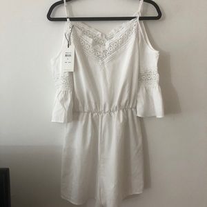 White 7 For All Mankind Romper - lace